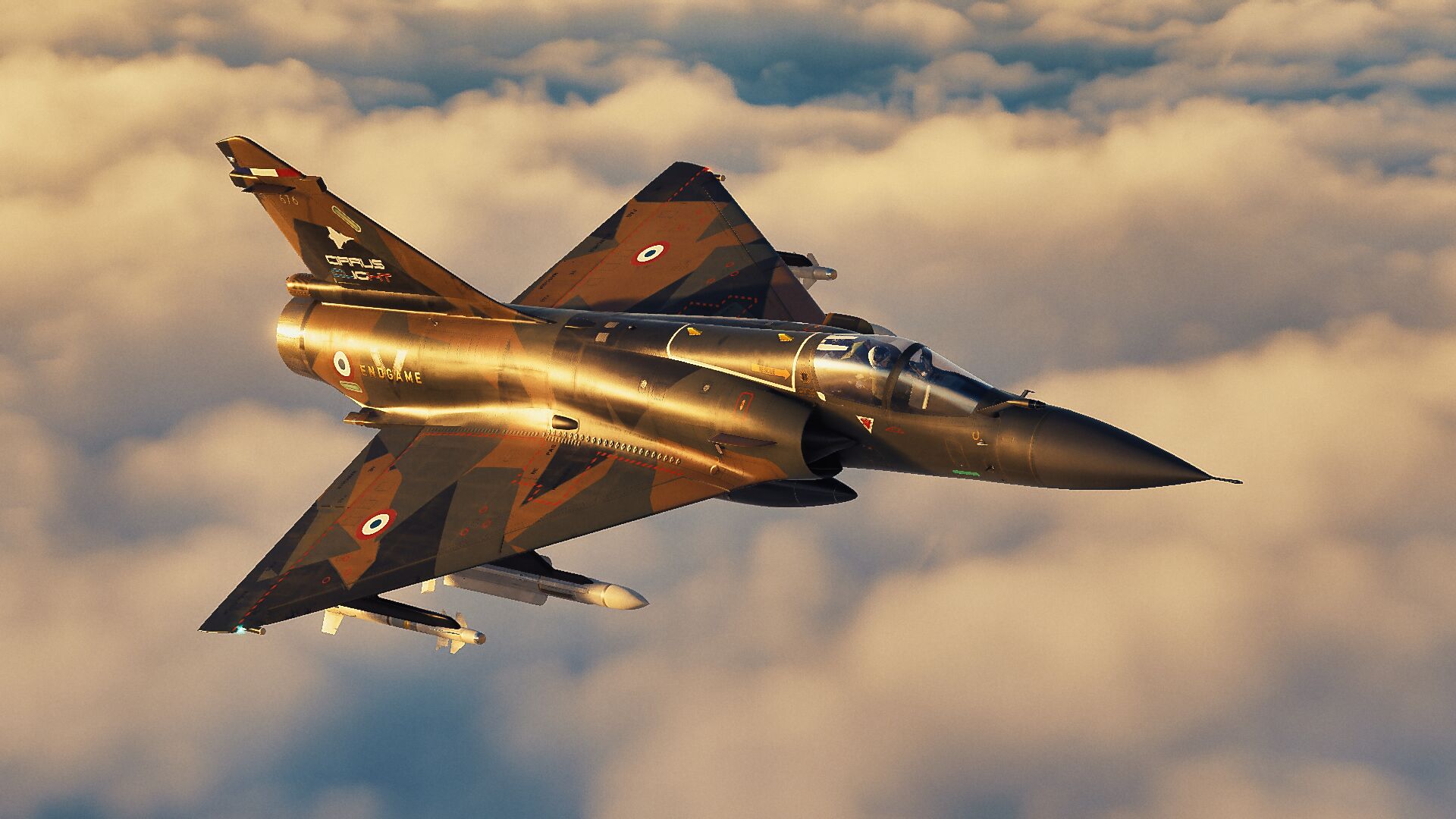Jet militaire en vol - DCS World